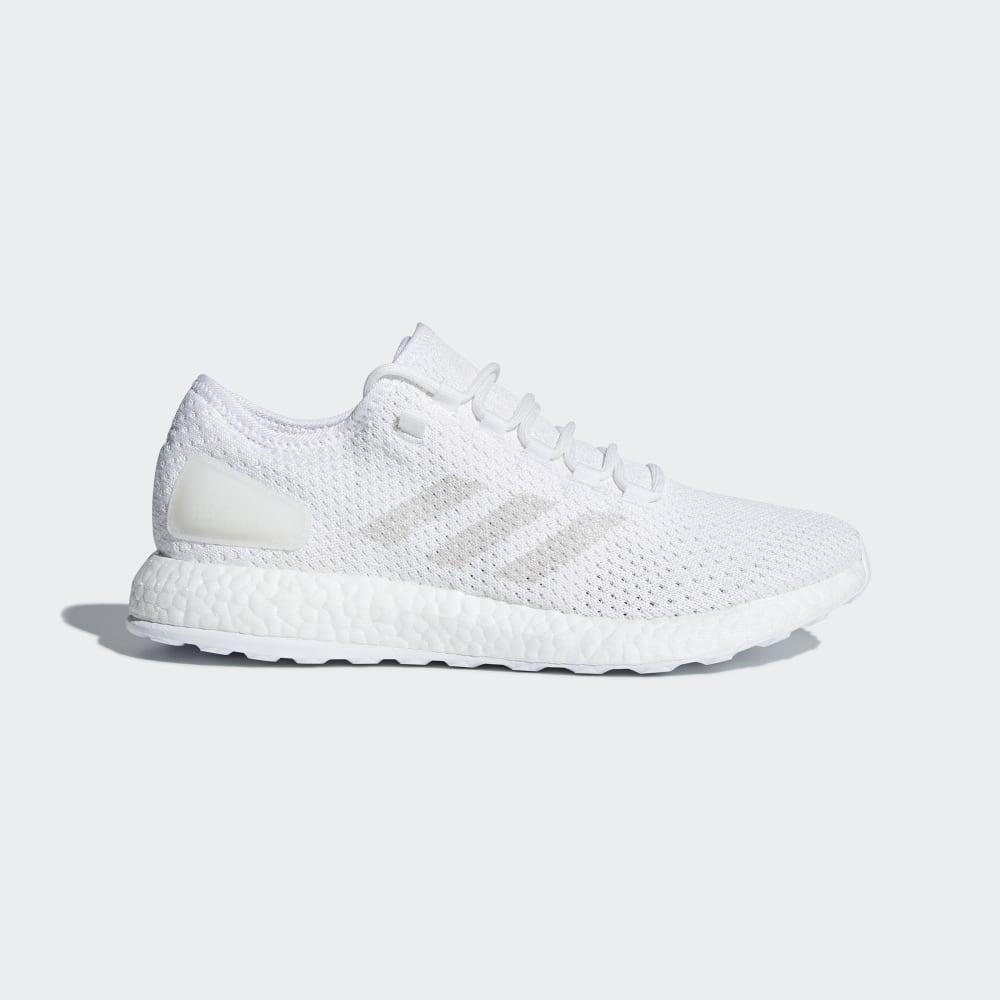 Adidas Men's Pureboost Clima Running Shoes White/Grey Ireland BY8897